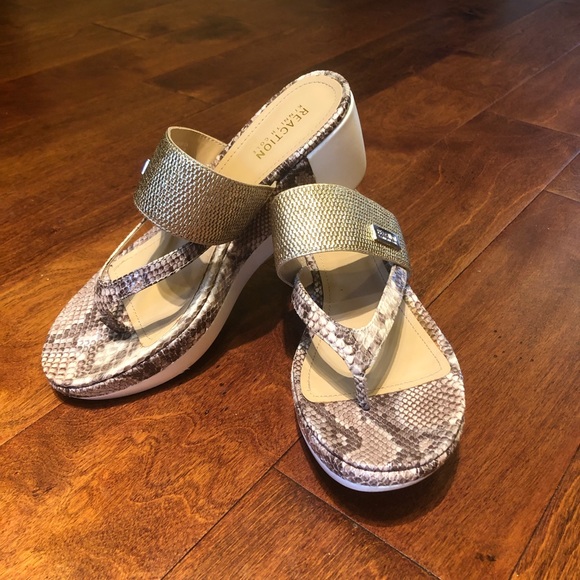 Kenneth Cole Pepea Cross Animal Print-Gold - Picture 2 of 6